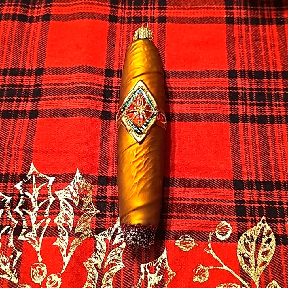 CHRISTMAS Ornament-Cigar